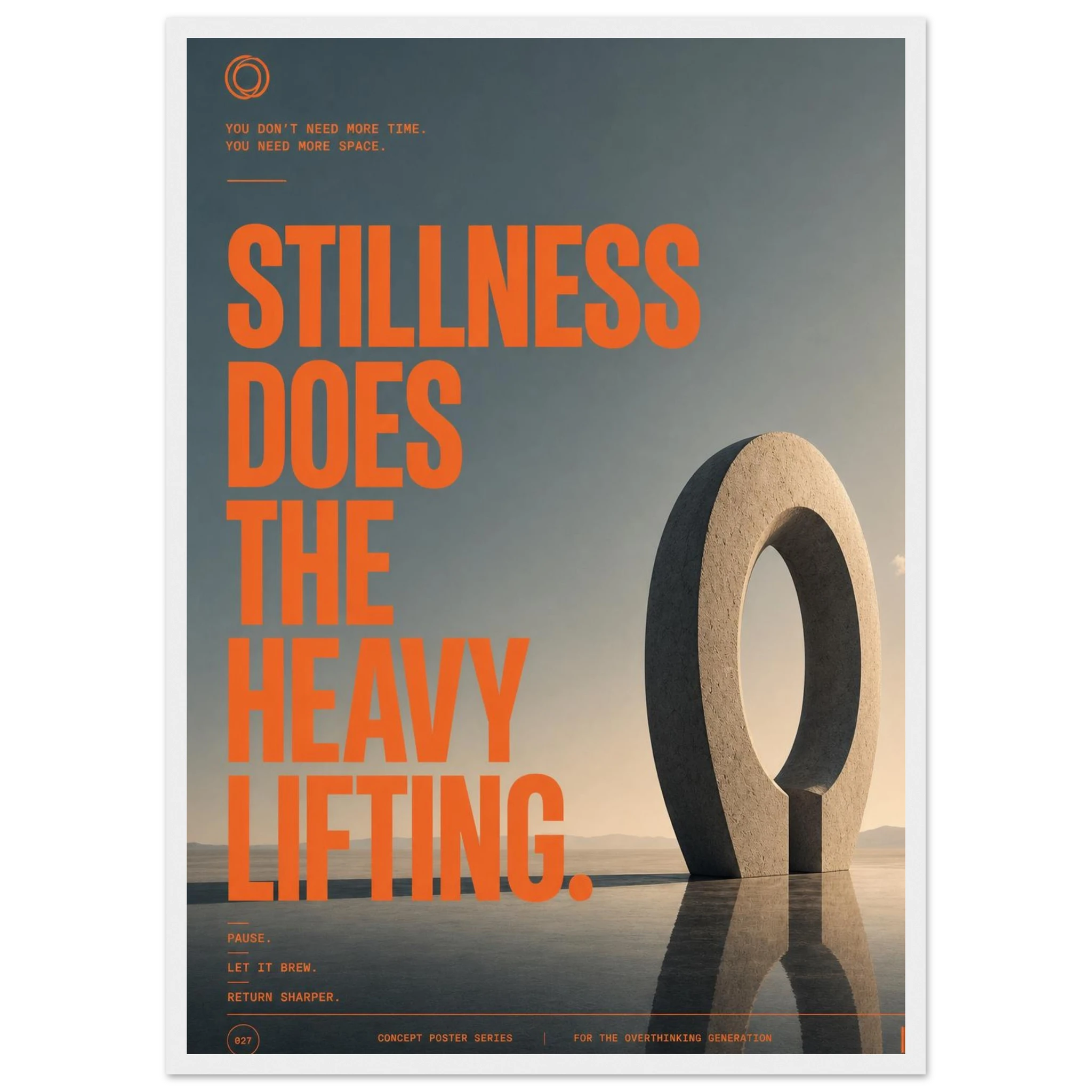 Rizen Stillness - Premium Framed Wall Art