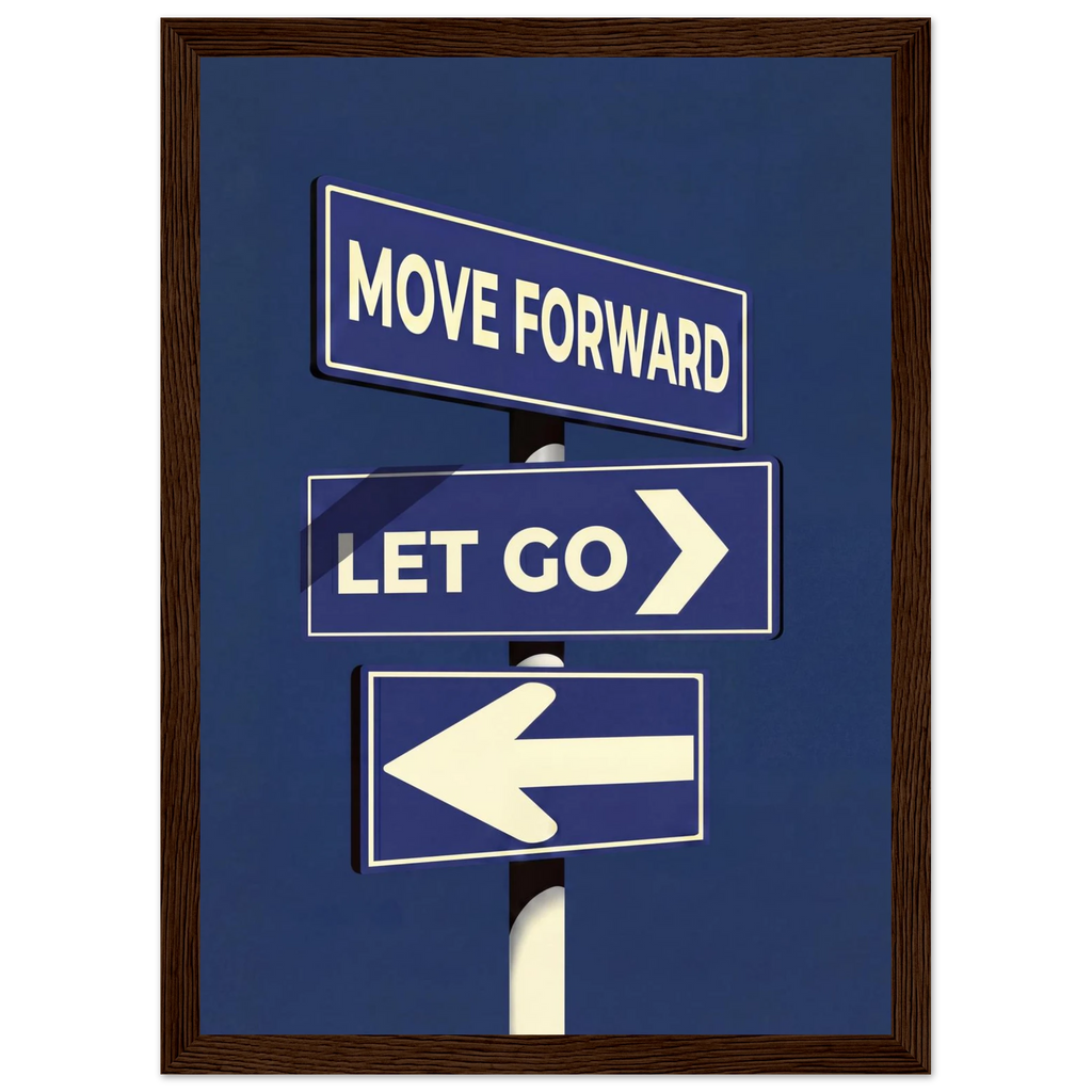 Rizen Move Forward - Premium Framed Wall Art