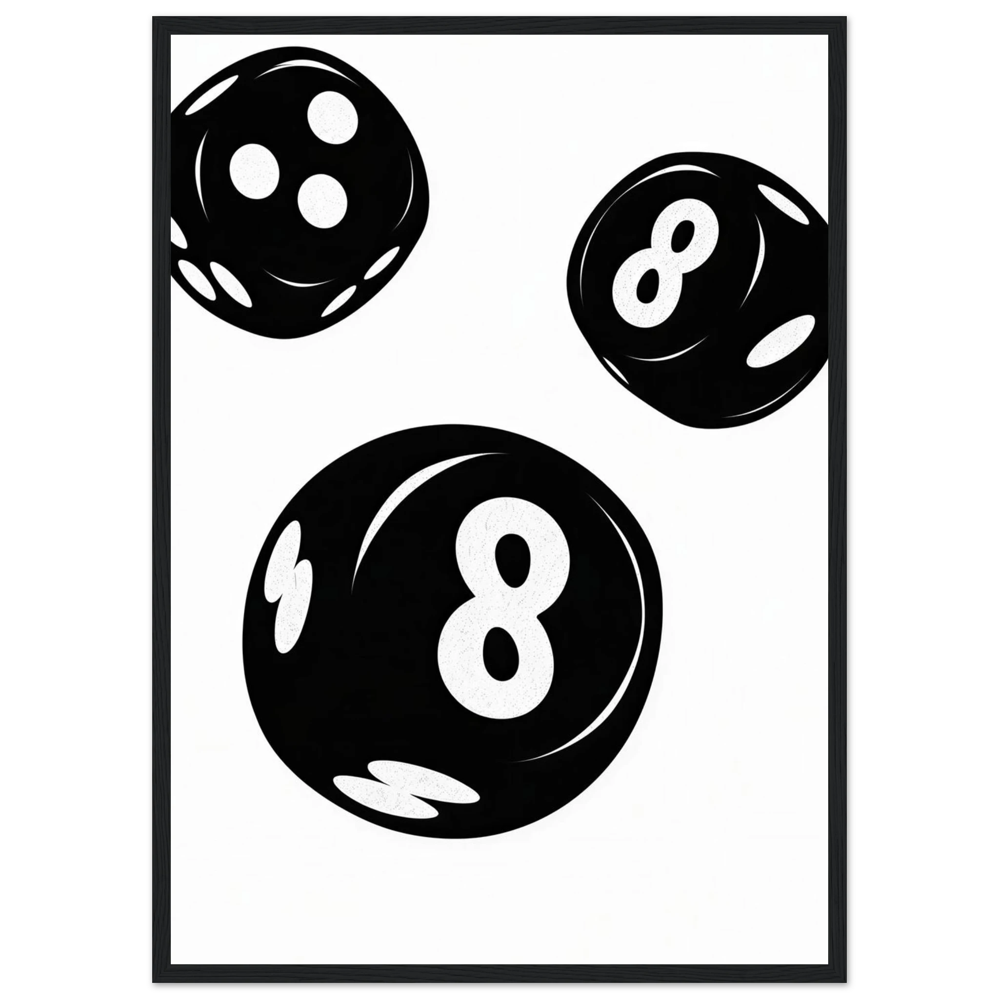 Rizen 8 Chances - Premium Framed Wall Art