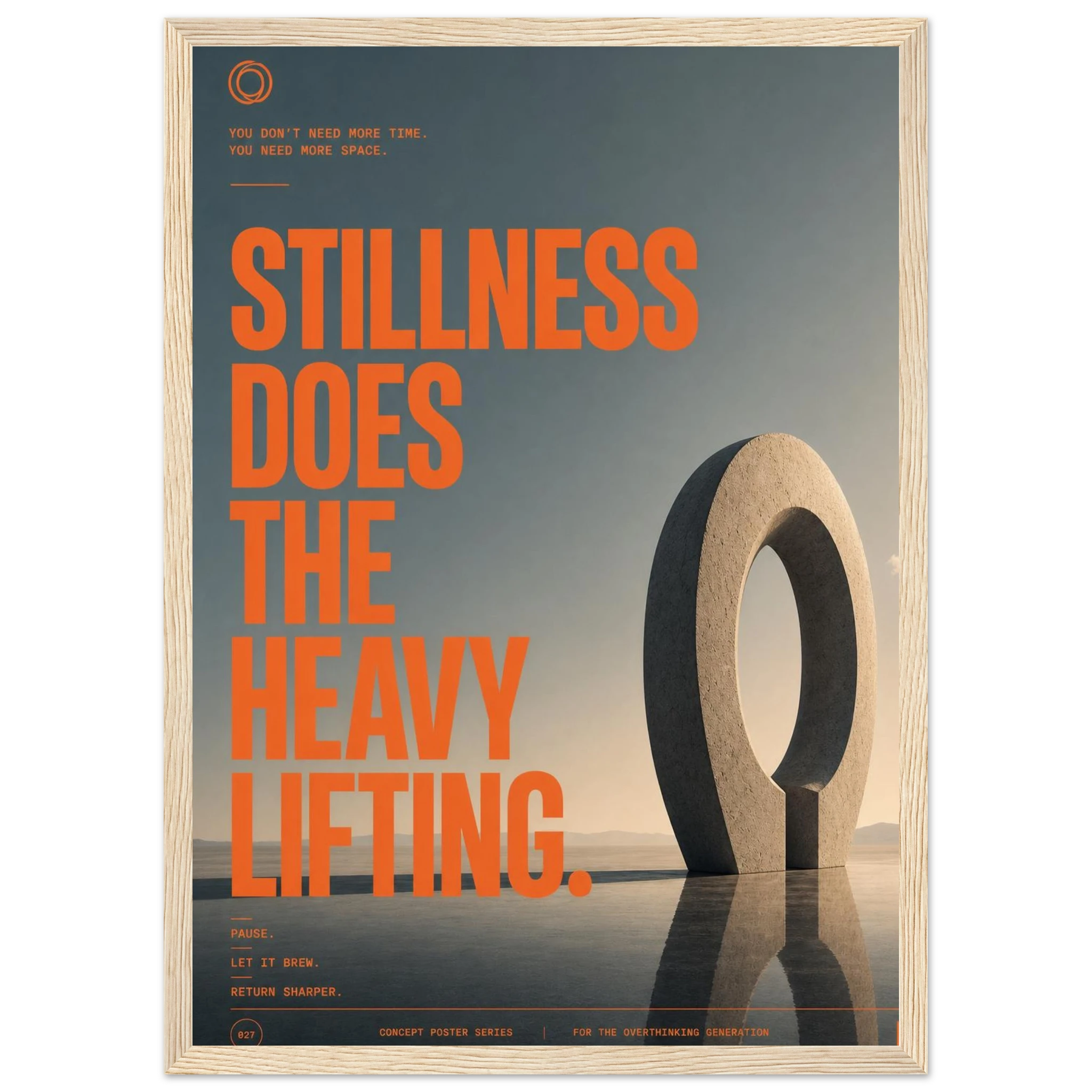 Rizen Stillness - Premium Framed Wall Art