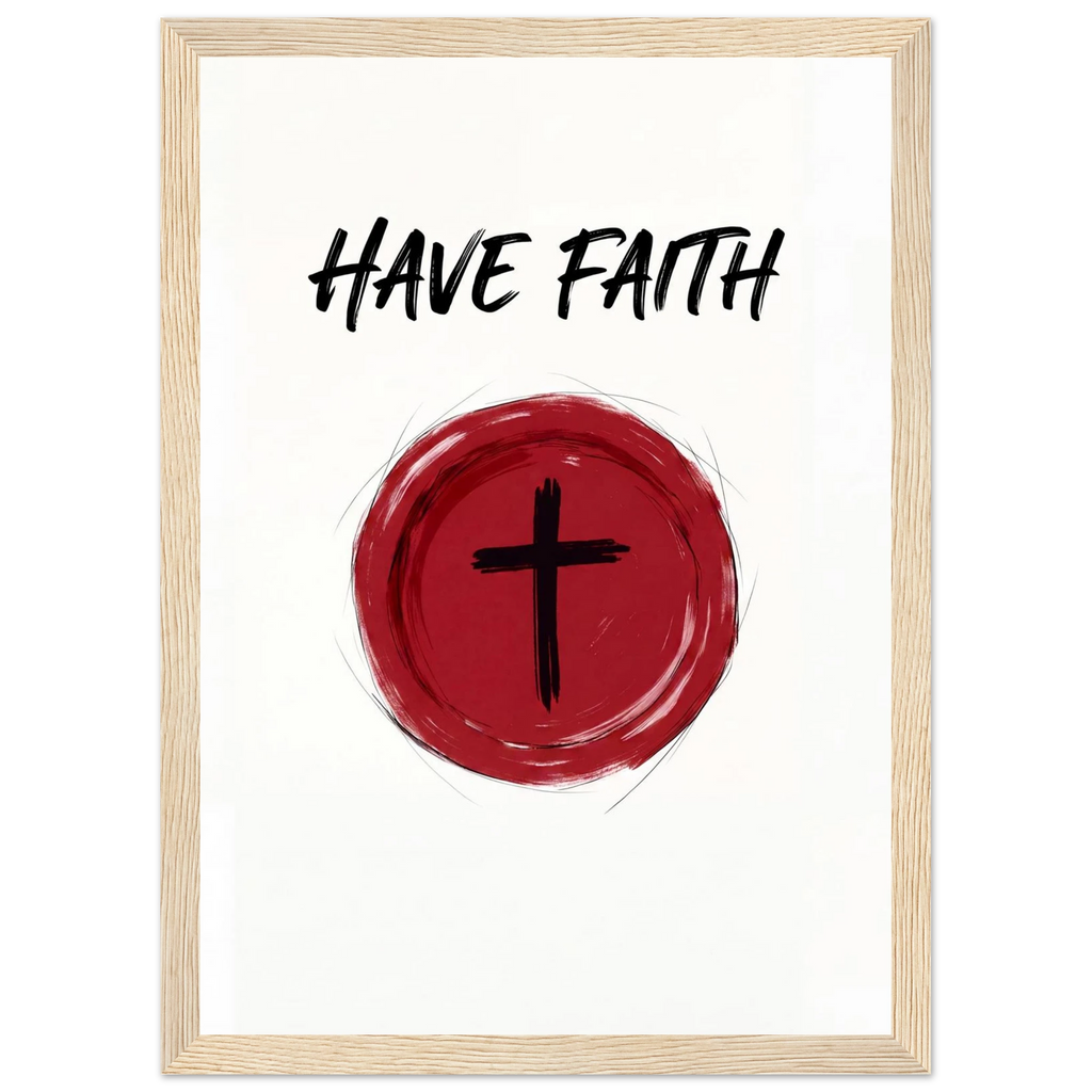 Rizen Have Faith - Premium Framed Wall Art