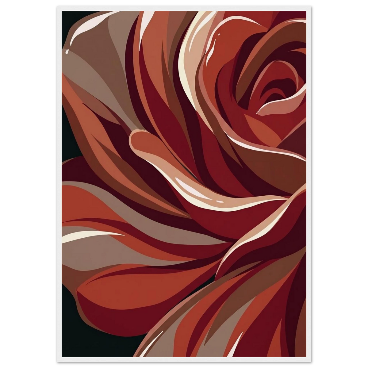 Rizen Rose - Premium Framed Wall Art
