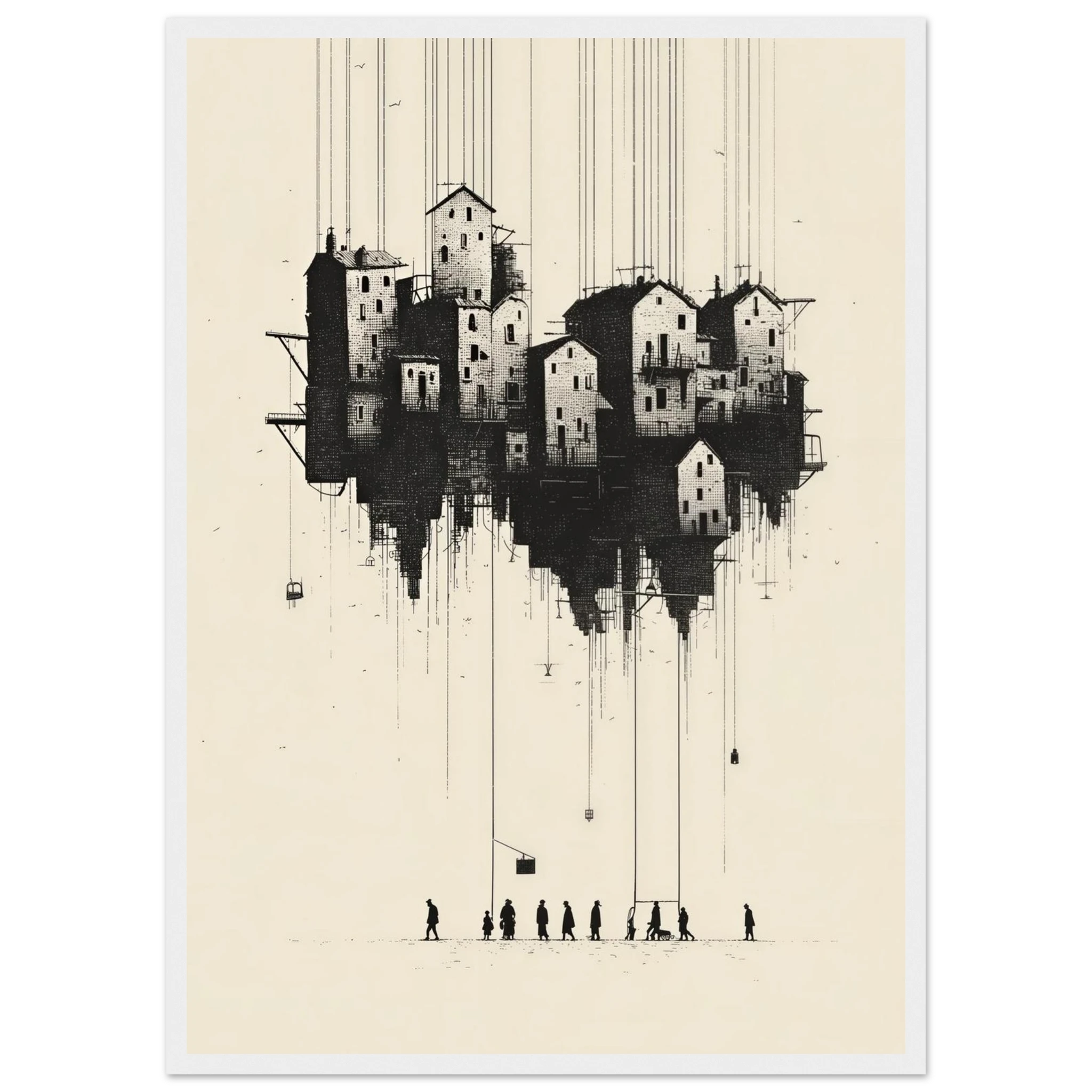 Rizen Threadbound - Premium Framed Wall Art