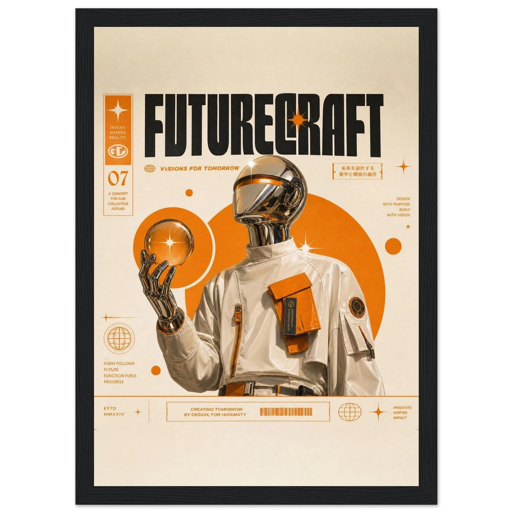 Rizen Future Craft - Premium Framed Wall Art