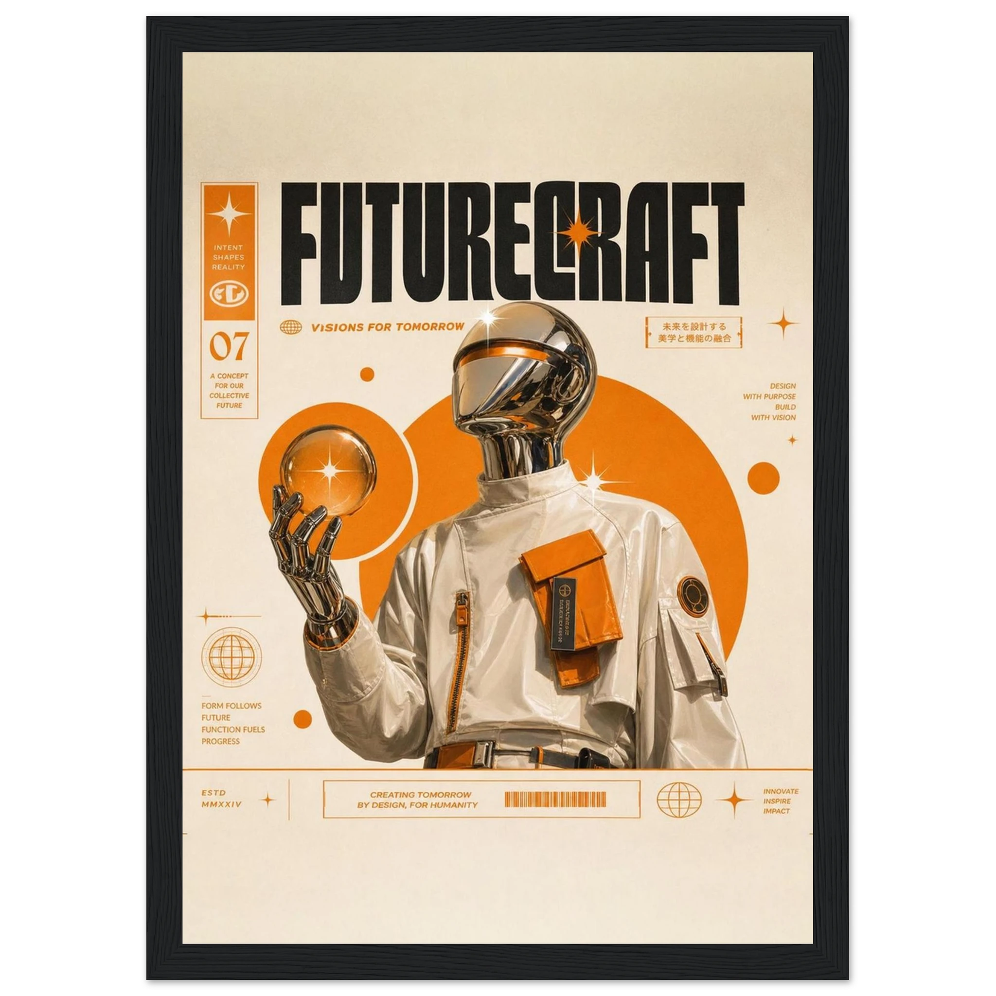 Rizen Future Craft - Premium Framed Wall Art