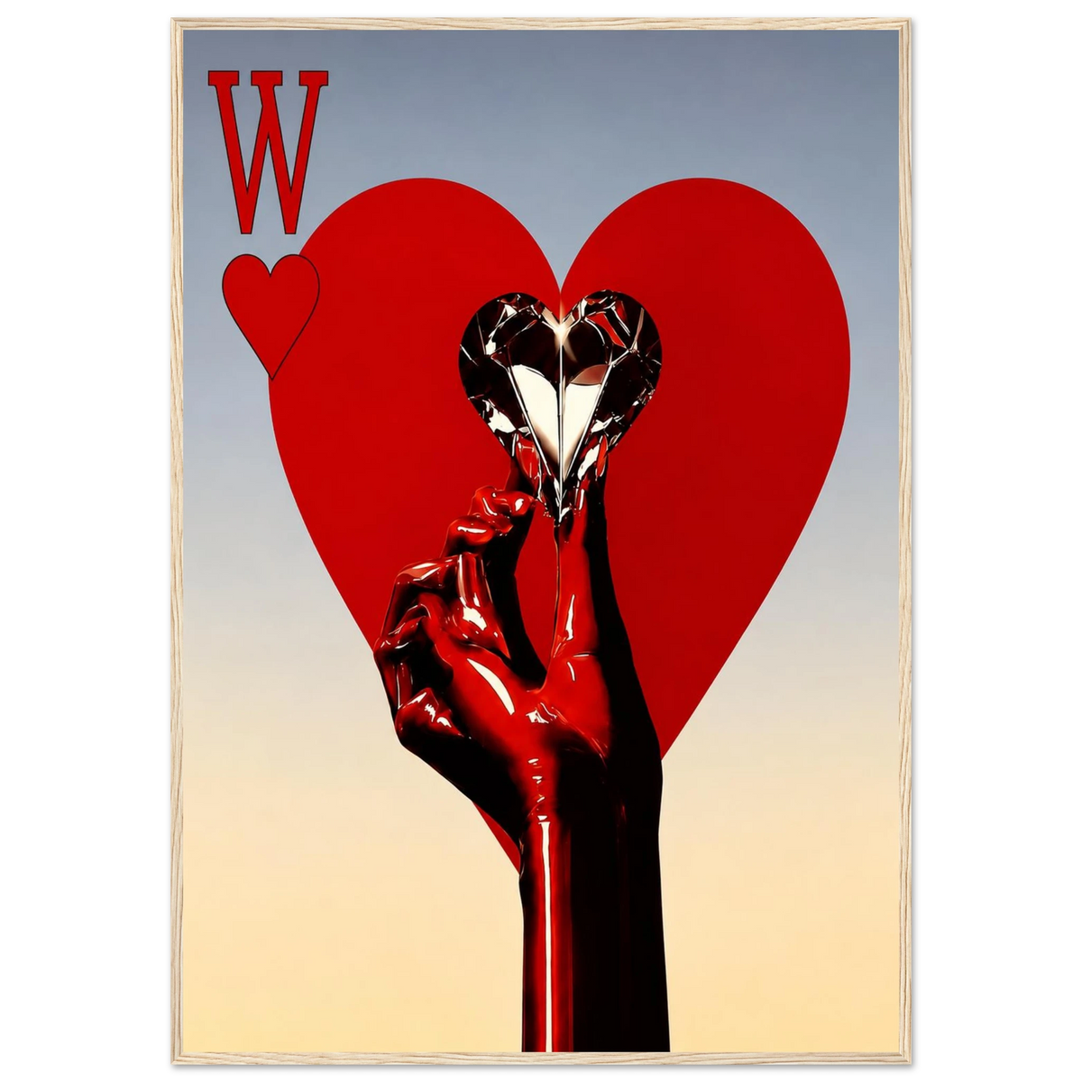 Rizen Worth The Love - Premium Framed Wall Art