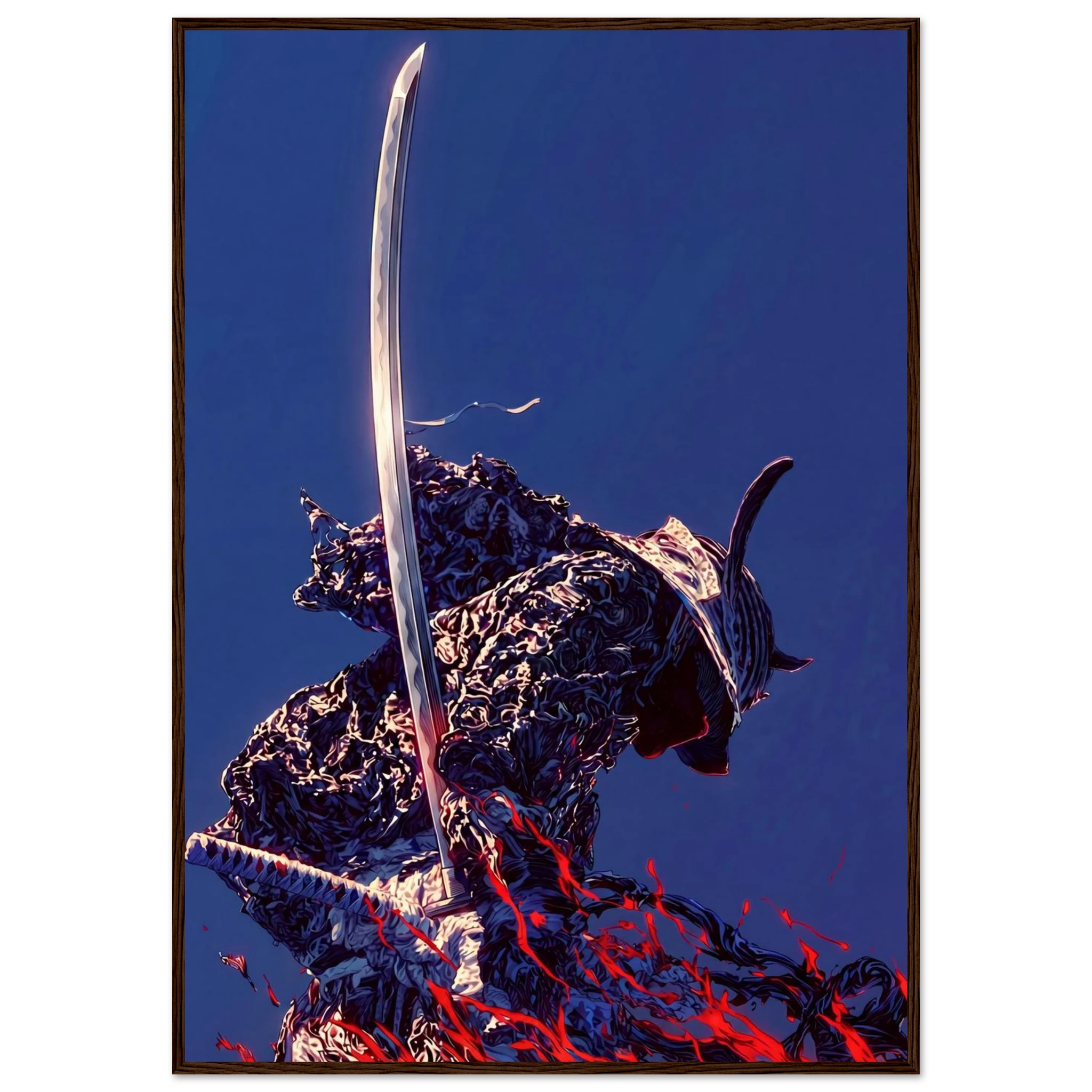 Rizen Samurai - Premium Framed Wall Art