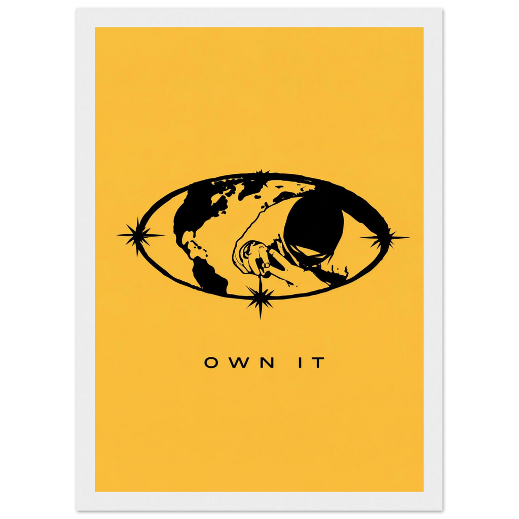 Rizen OWN IT - Premium Framed Wall Art