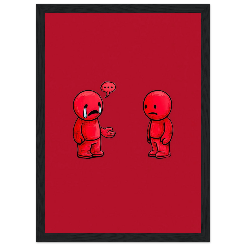 Rizen Anxious & Avoidant - Premium Framed Wall Art