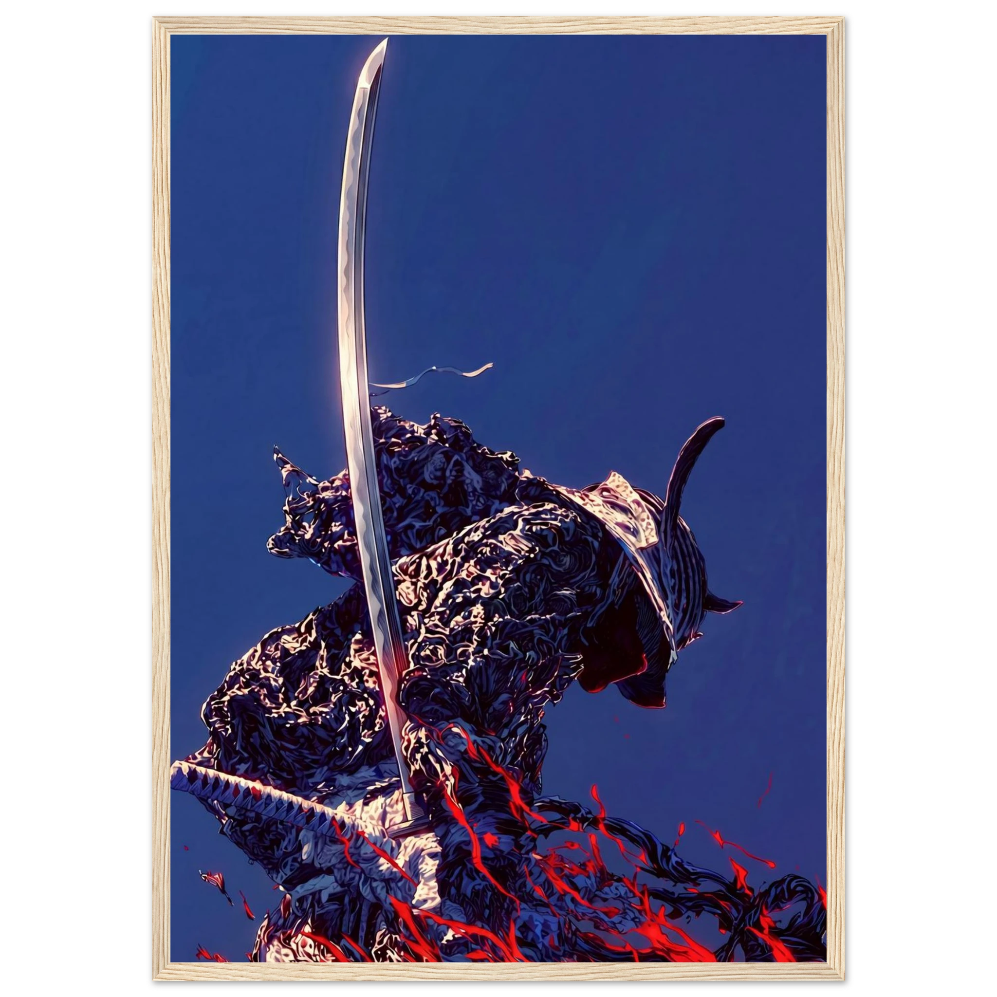 Rizen Samurai - Premium Framed Wall Art