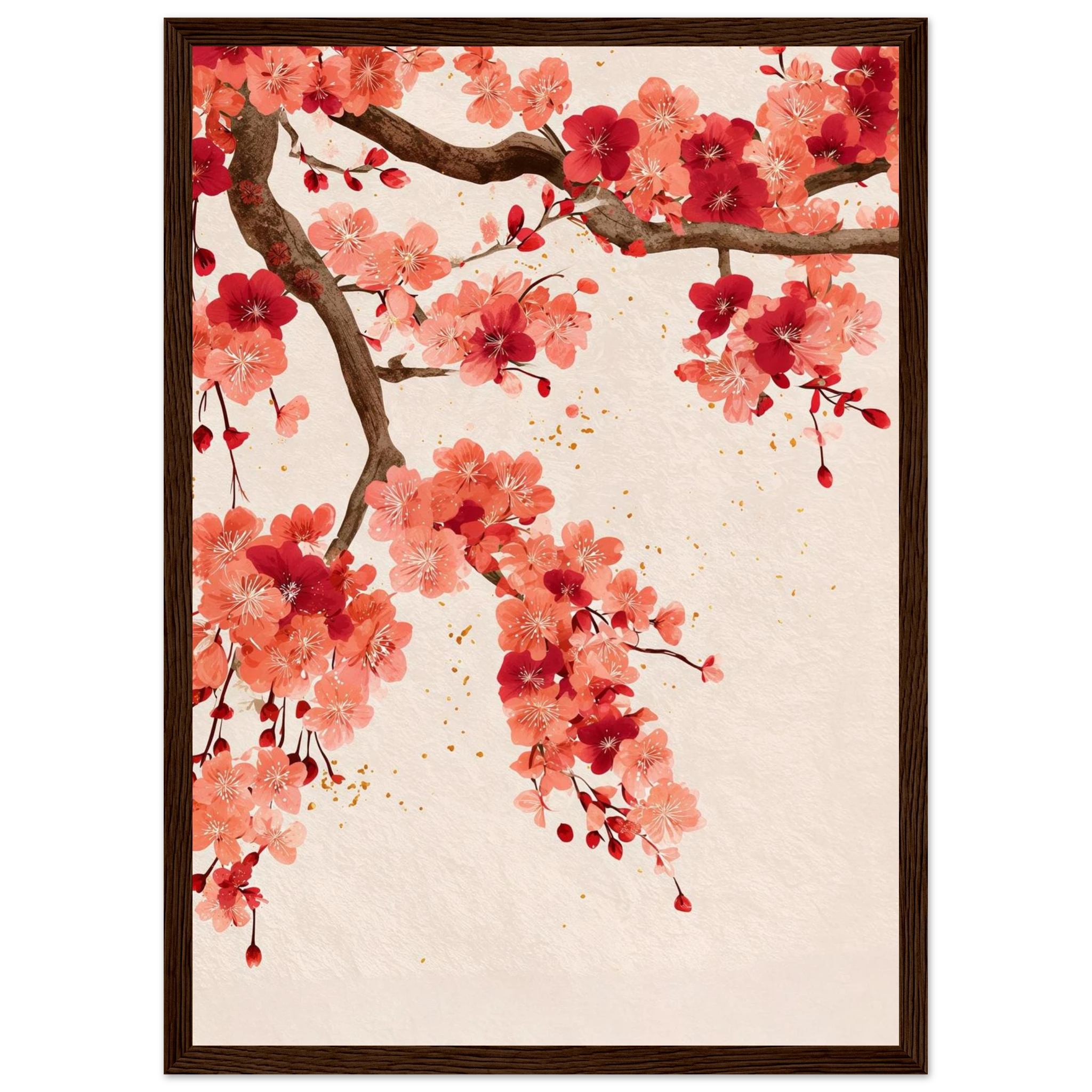 Rizen Ember Tree - Premium Framed Wall Art