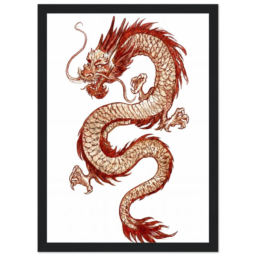 Rizen The Last Dragon - Premium Framed Wall Art