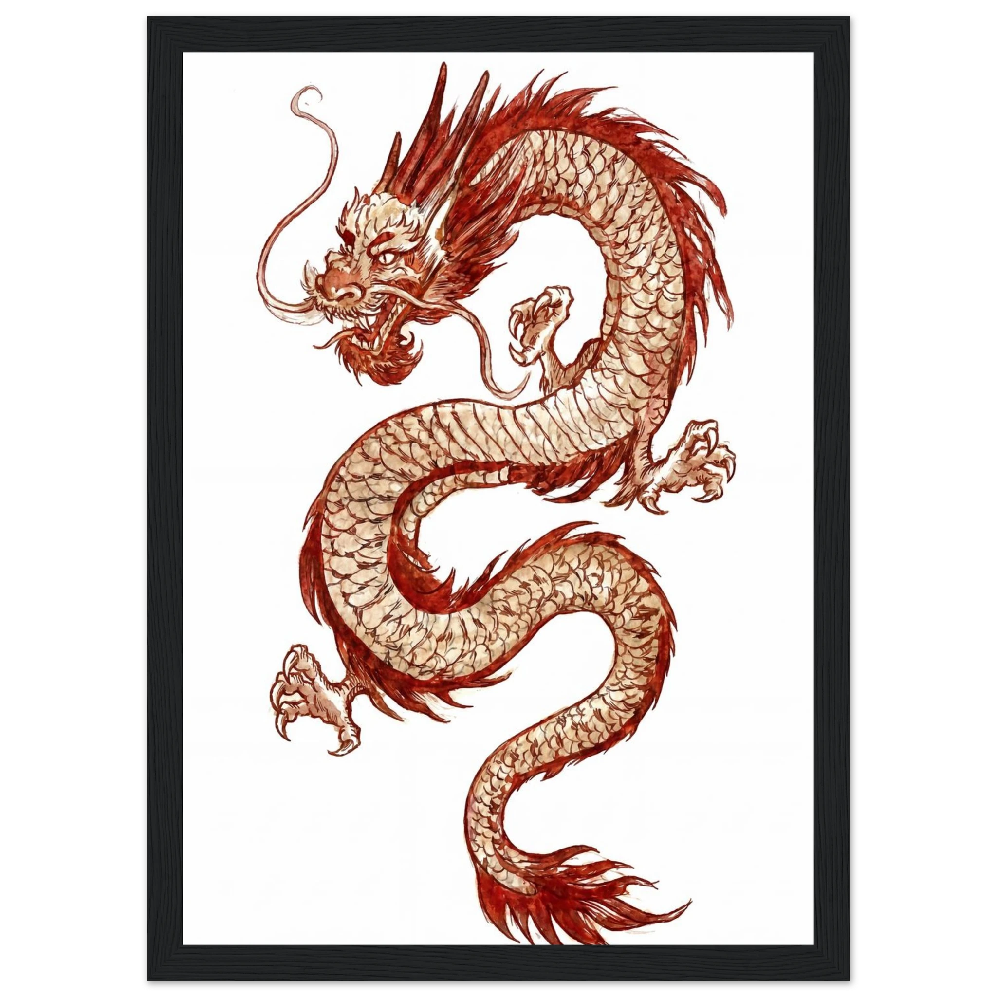 Rizen The Last Dragon - Premium Framed Wall Art