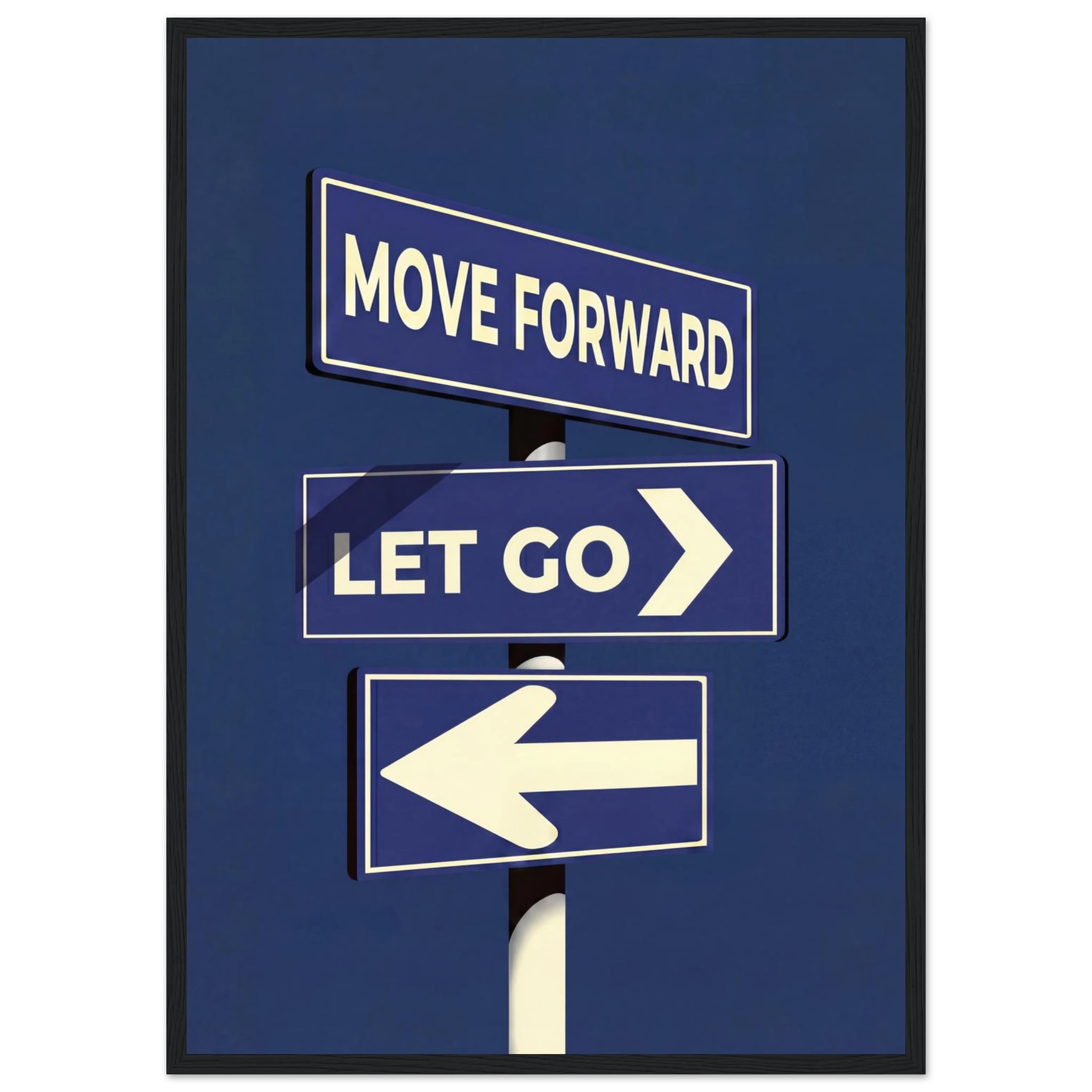 Rizen Move Forward - Premium Framed Wall Art