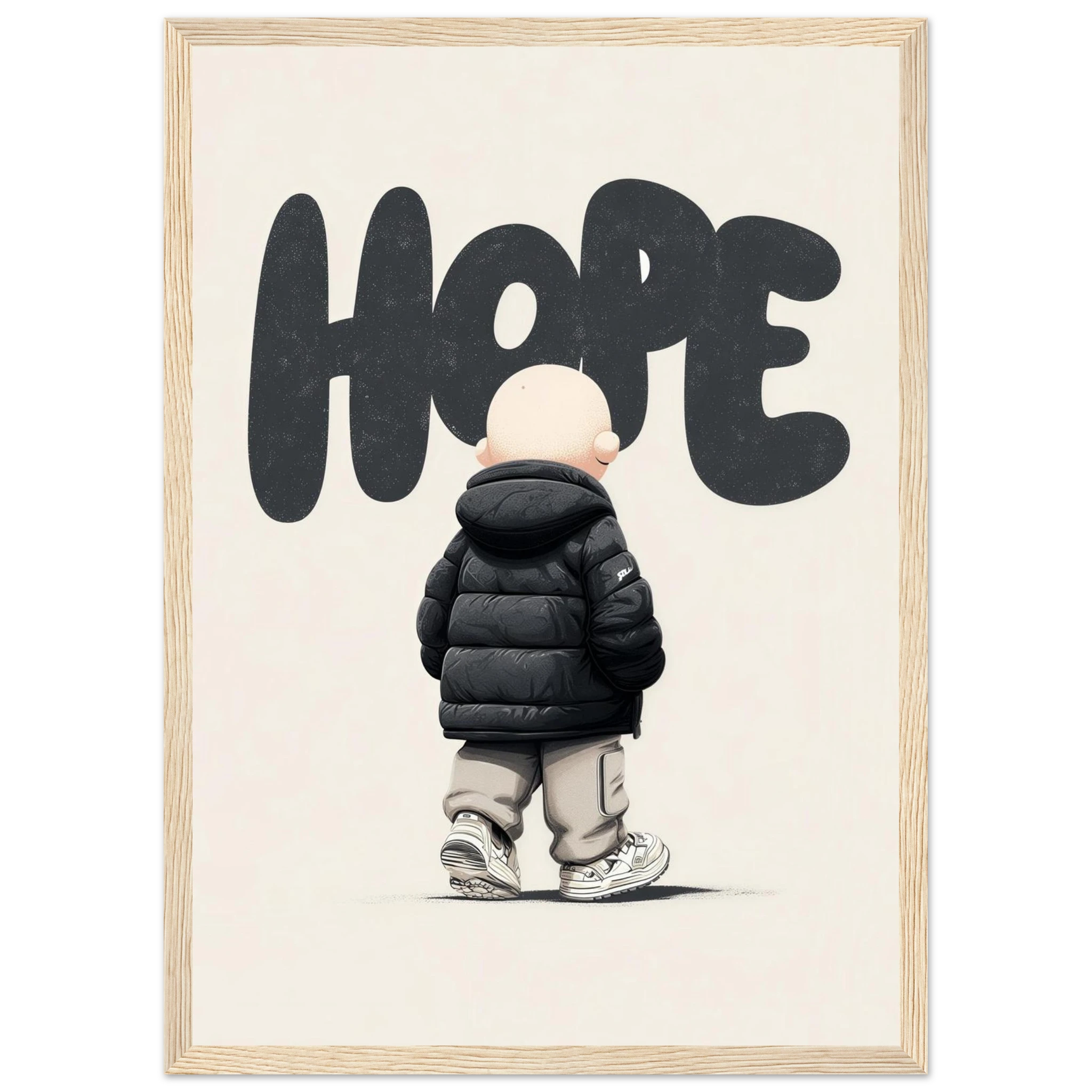 Rizen HOPE - Premium Framed Wall Art