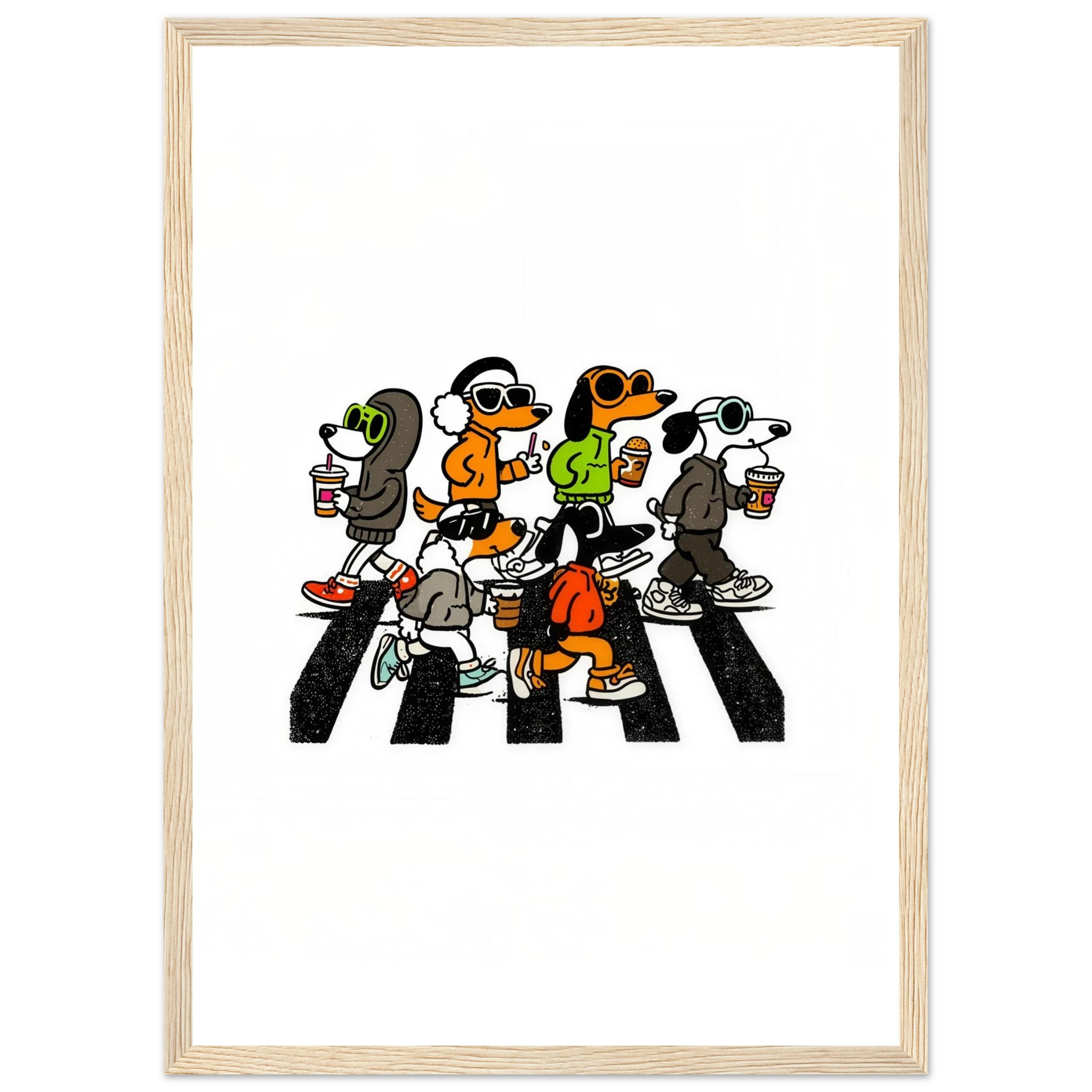 Rizen Take A Walk - Premium Framed Wall Art