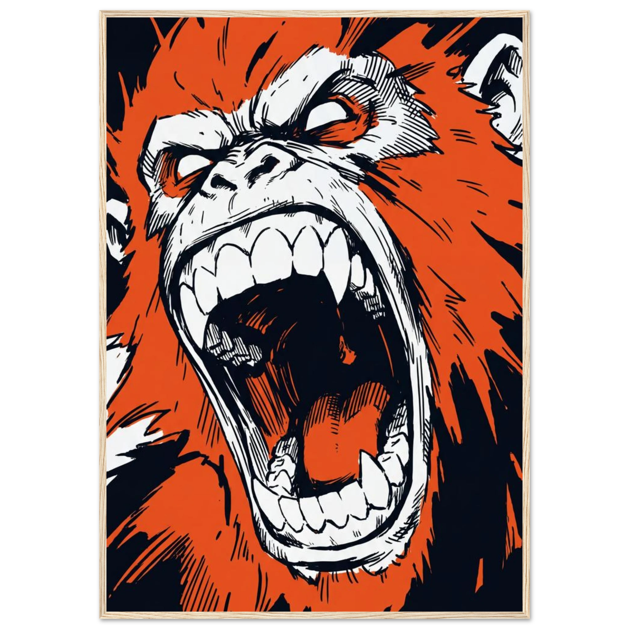 Rizen Rage - Premium Framed Wall Art