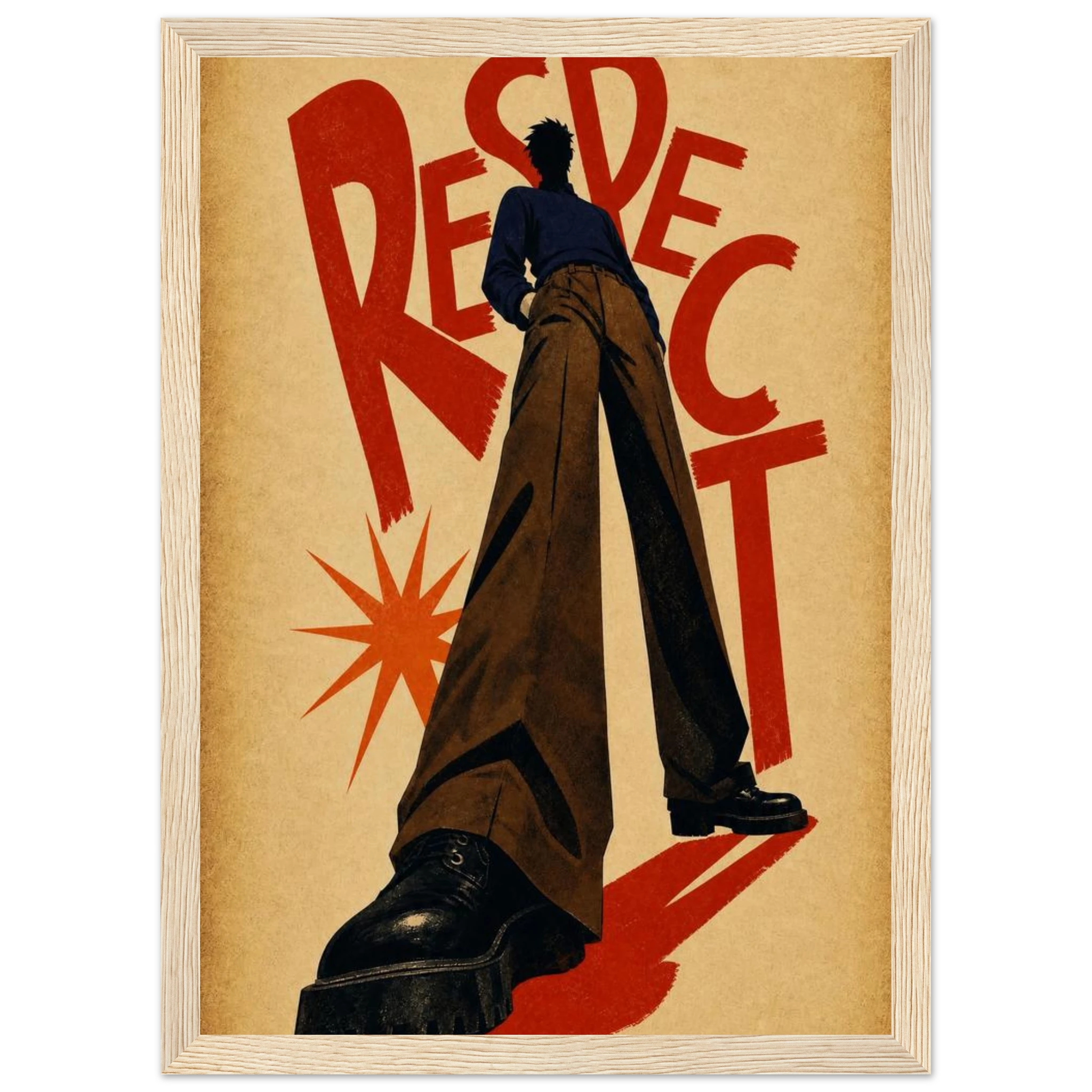 Rizen Respect - Premium Framed Wall Art