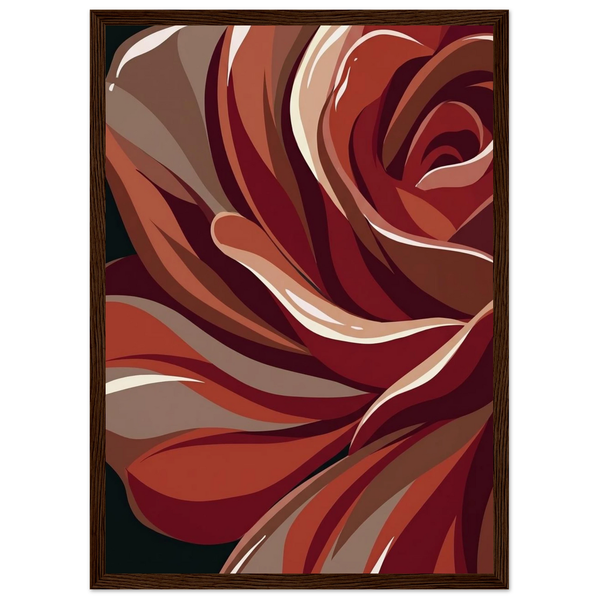 Rizen Rose - Premium Framed Wall Art