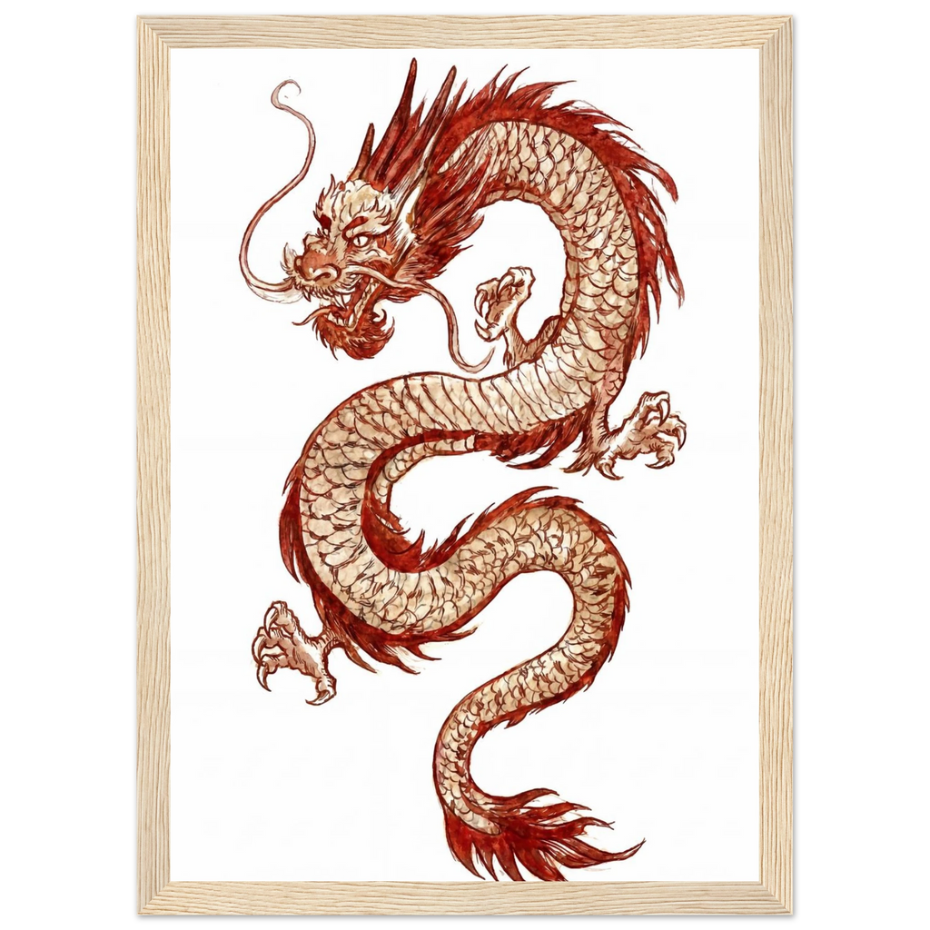 Rizen The Last Dragon - Premium Framed Wall Art