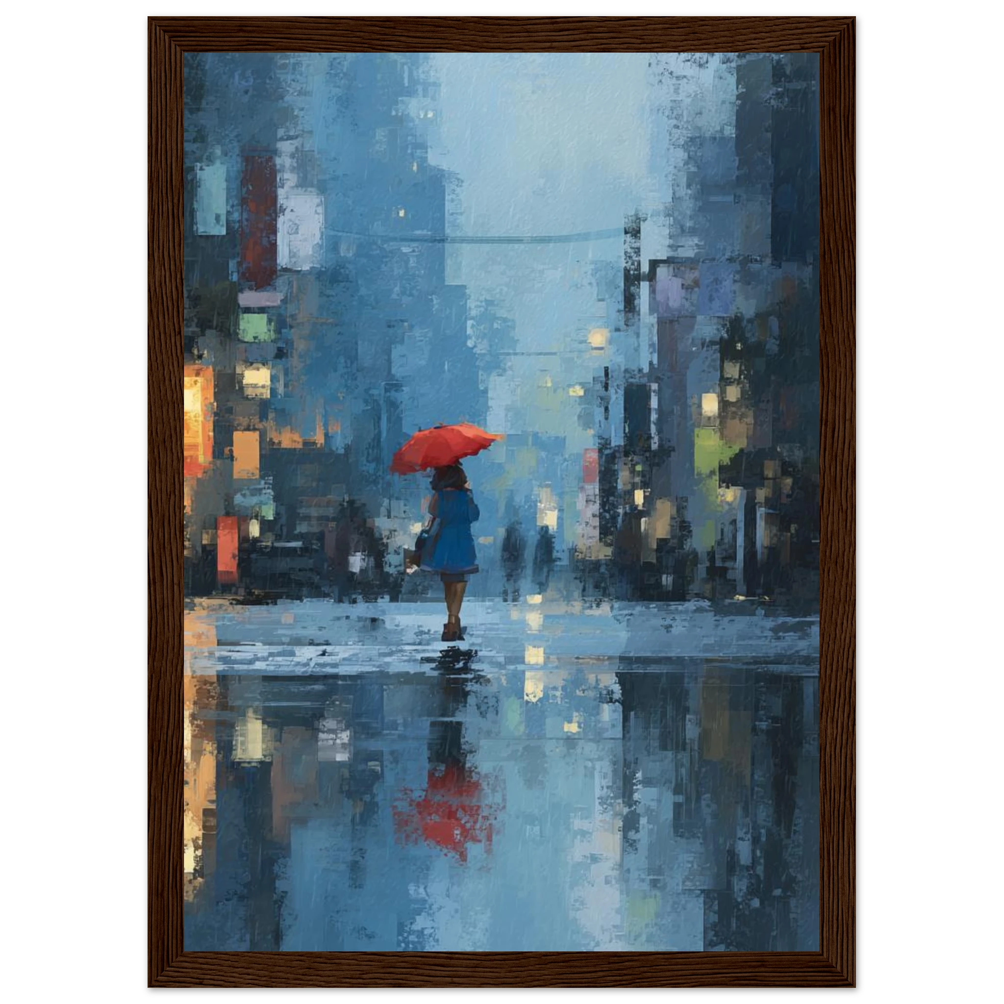Rizen Clear Walk - Premium Framed Wall Art