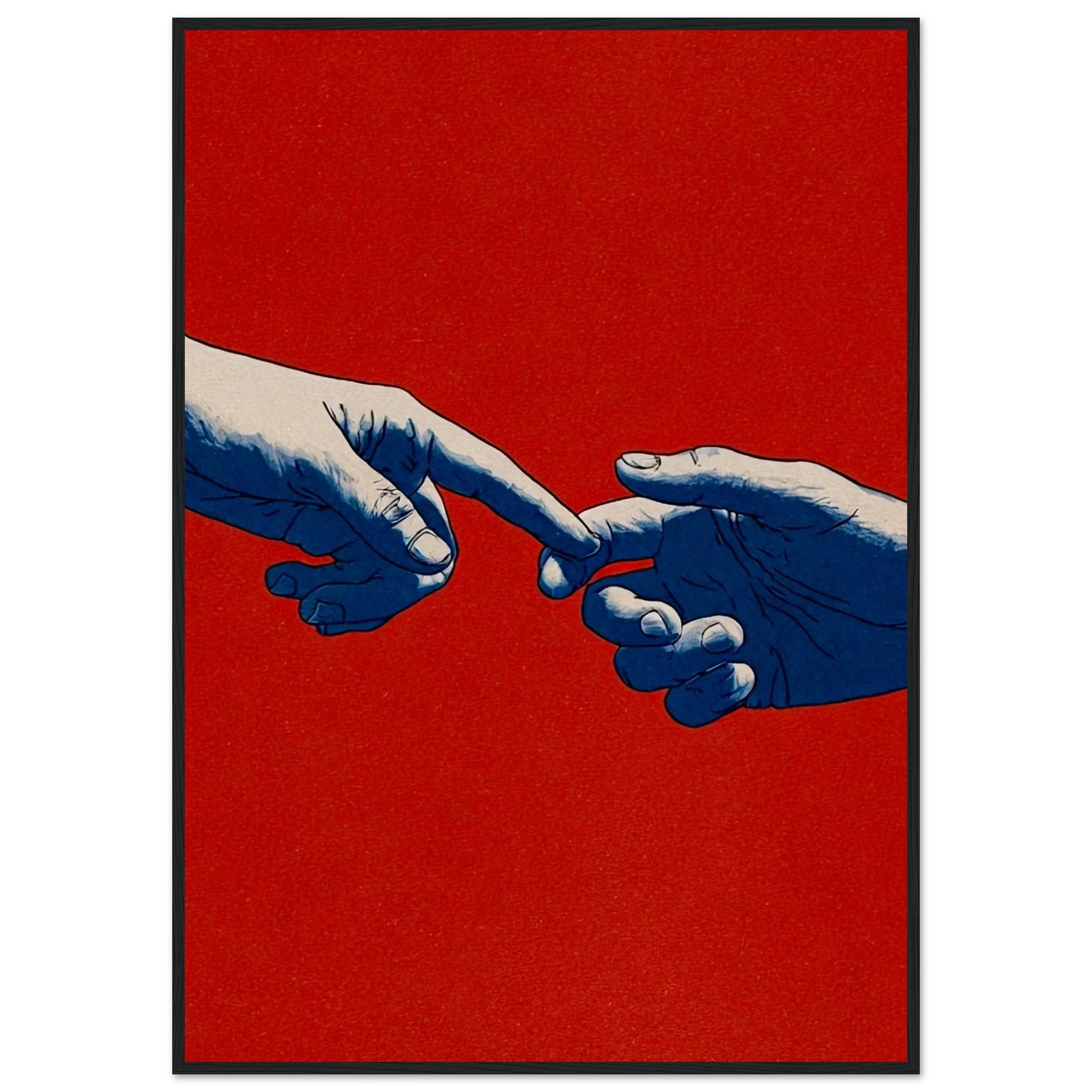 Rizen Fingertip Promise - Premium Framed Wall Art