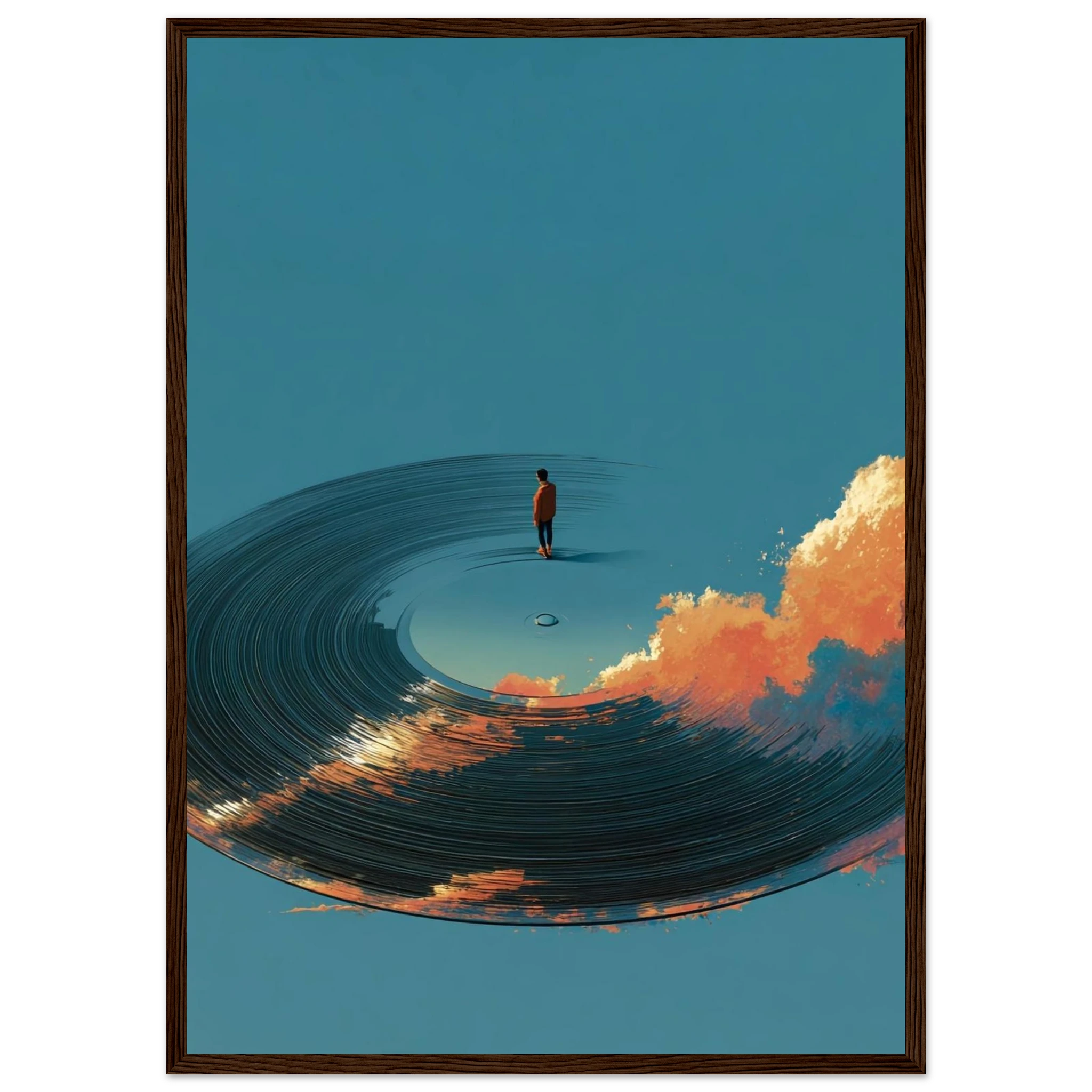 Rizen Vinyl Dream - Premium Framed Wall Art