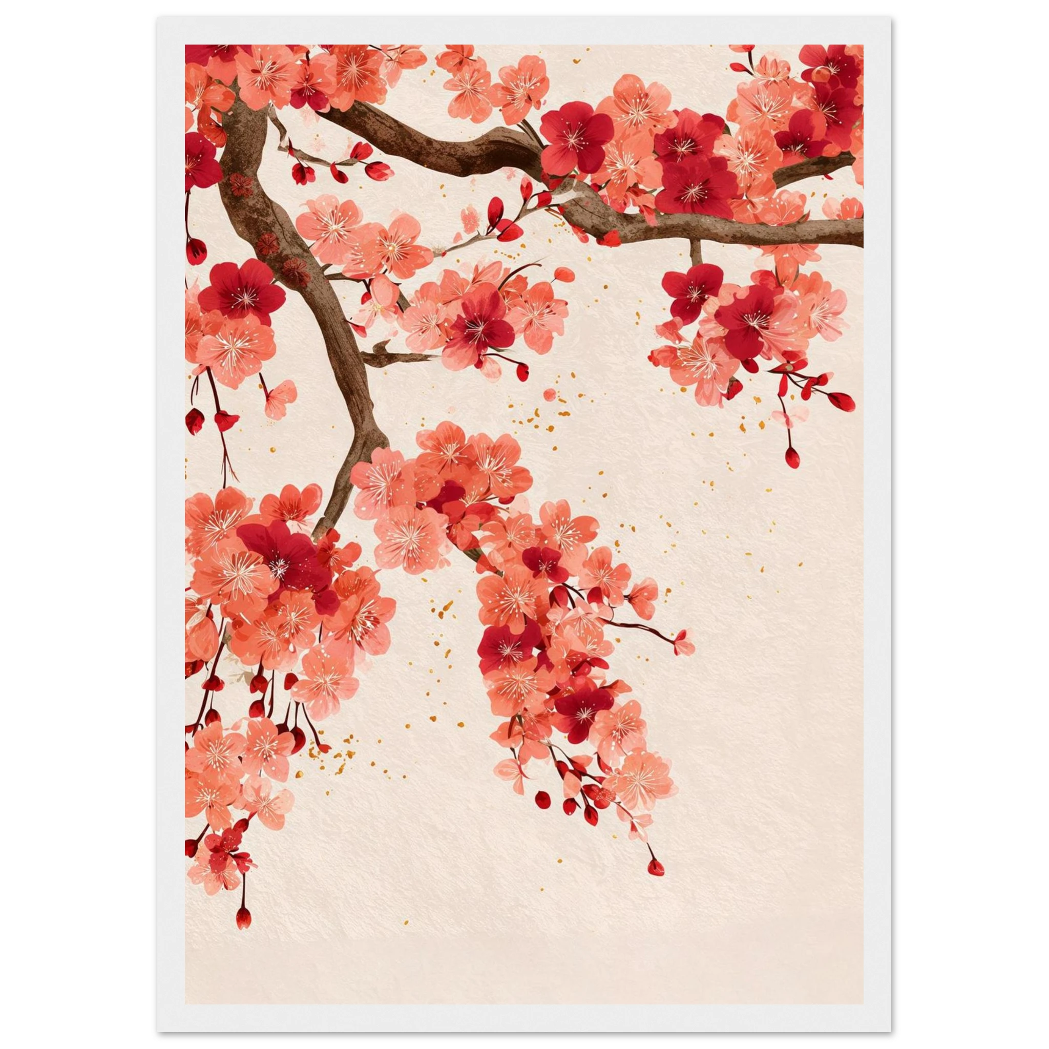 Rizen Ember Tree - Premium Framed Wall Art