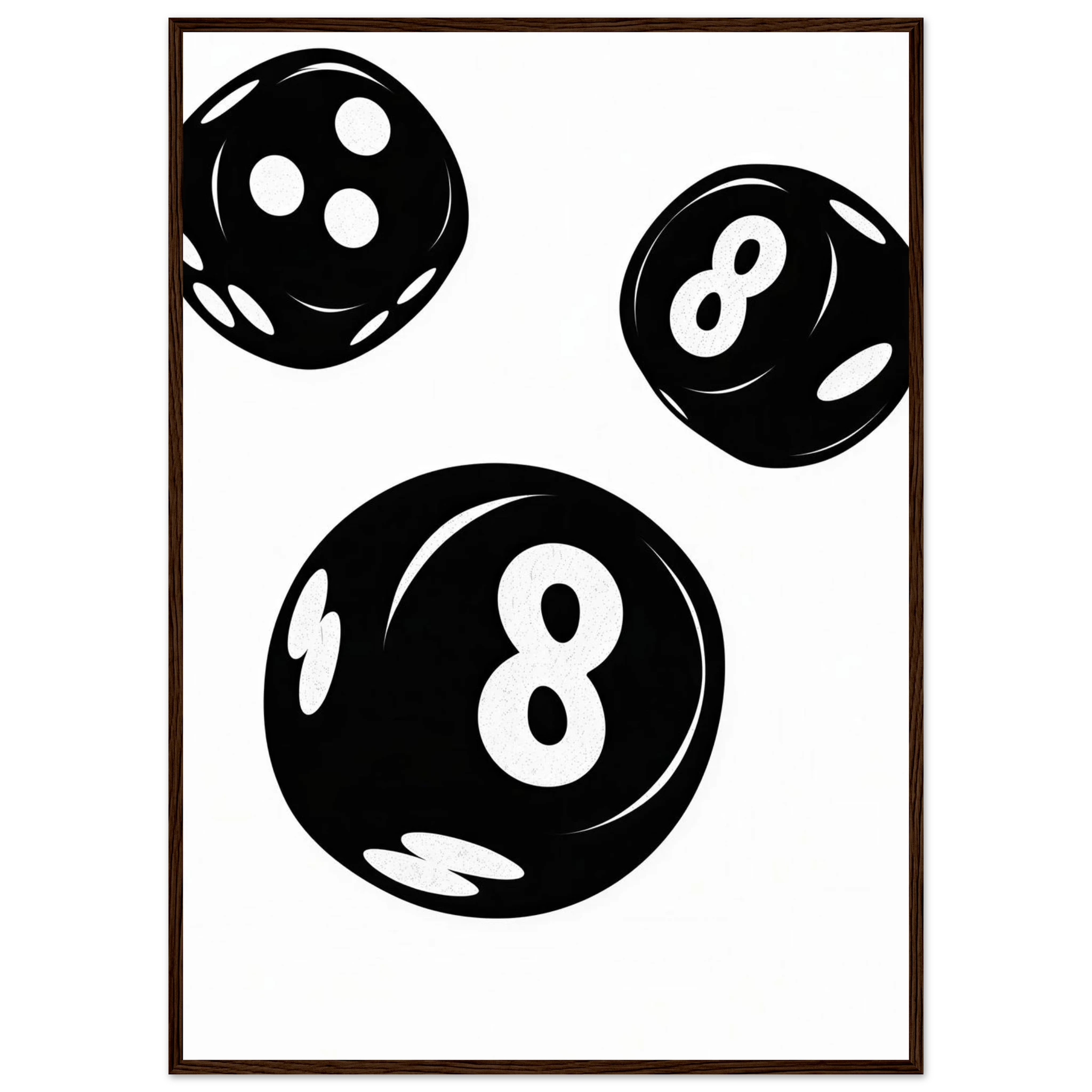 Rizen 8 Chances - Premium Framed Wall Art