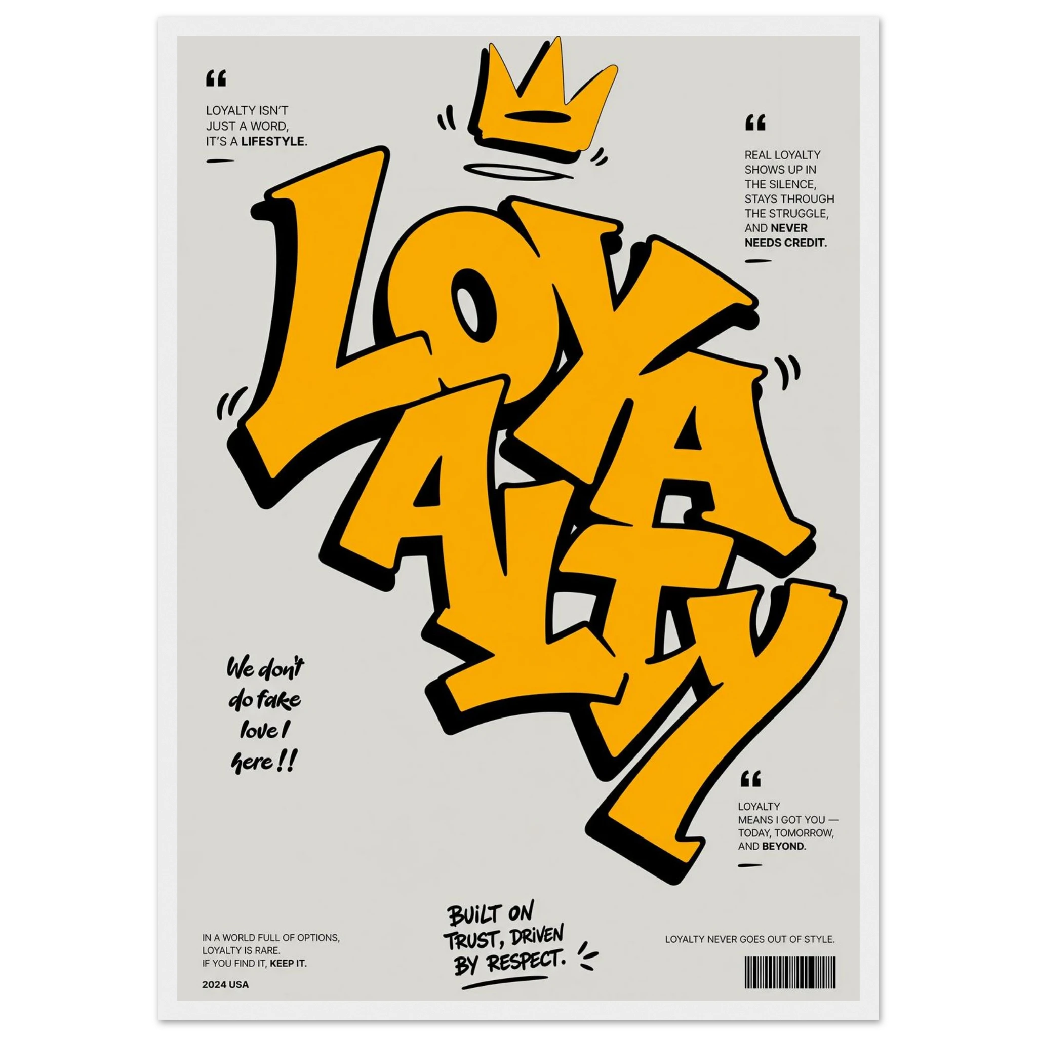 Rizen Loyalty - Premium Framed Wall Art