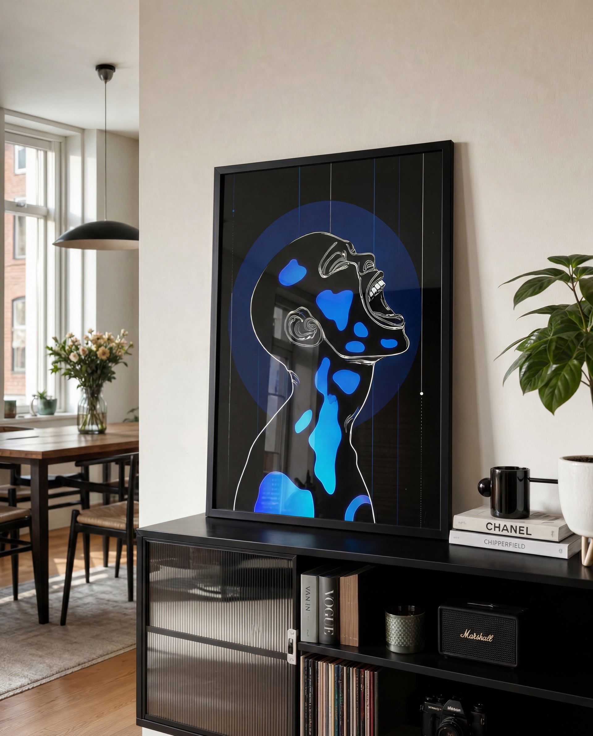 Rizen Unspoken Pain - Premium Framed Wall Art